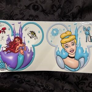 Disney Princess UVDTF Decals